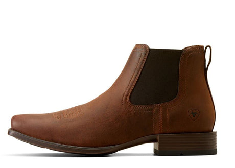 Ariat Mens Booker Ultra Square Toe Rough Tan