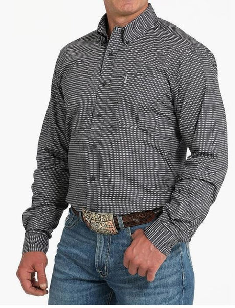 Cinch S52 Mens Modern Fit Geometric Print Shirt
