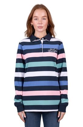 Wrangler AW25 Womens Camden Stripe Rugby