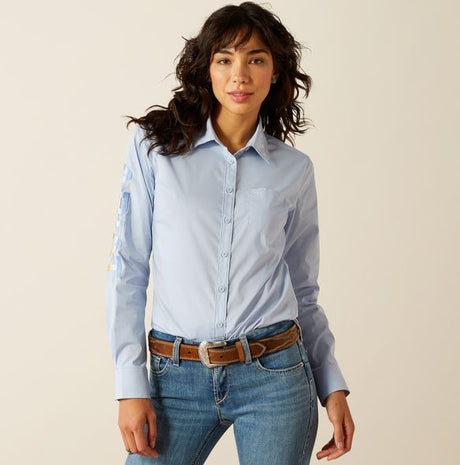 Ariat SS25 Womens Wrinkle Resist Team Kirby Stretch Shirt