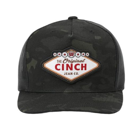 Cinch S44 Camo Vegas Logo Trucker