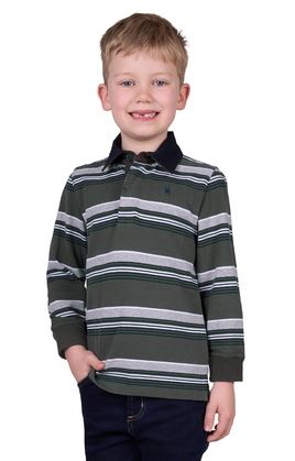 Thomas Cook AW25 Boys Sam Rugby Navy/Green