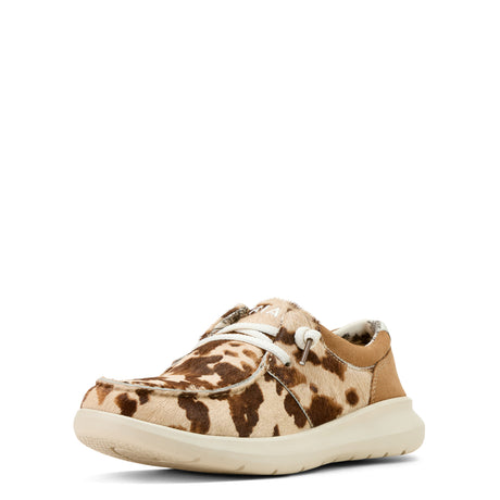 Ariat Womens Hilo Tan & White Hair On