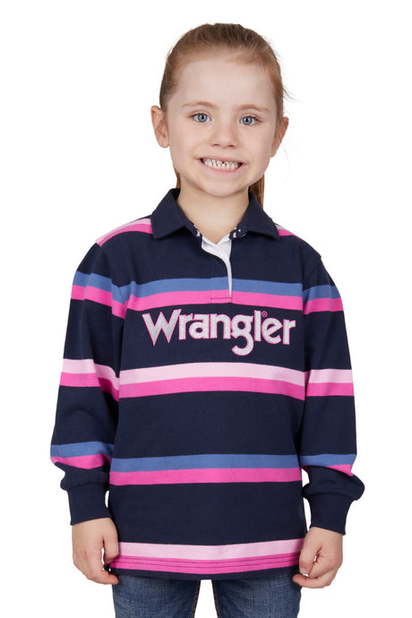 Wrangler Girls Jada Stripe Rugby