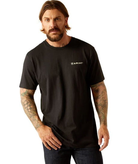 Ariat AW25 Mens Big Sky Freedom SS Tee Black
