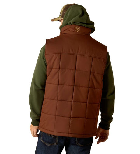 Ariat AW25 Mens Crius Insulated Vest Potting Soil