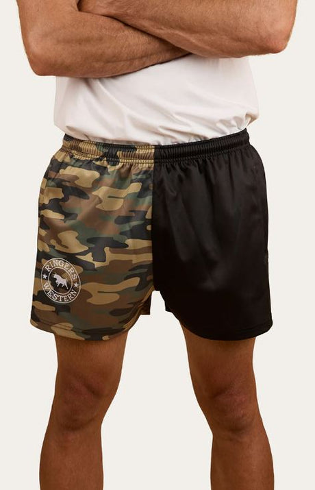 Ringers Western Footy Short Black/Camo