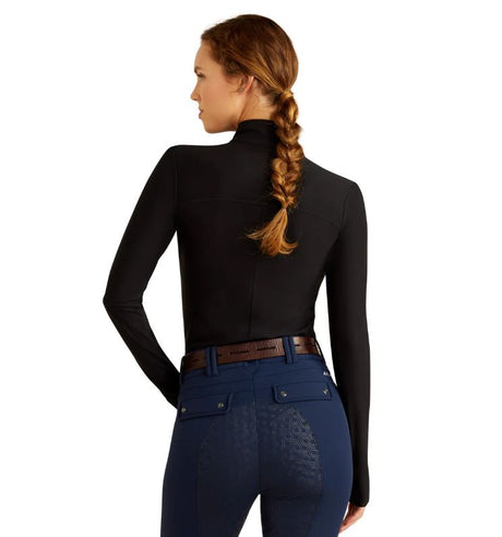 Ariat AW25 Womens Lowell 3.0 1/4 Zip Baselayer Black