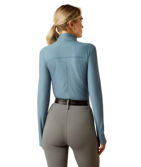 Ariat AW25 Womens Lowell 3.0 1/4 Zip Baselayer Bluestone