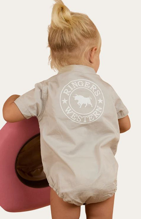 Ringers Western Babies Short Sleeve Work Shirt Romper