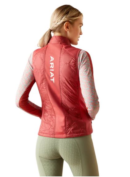 Ariat SS24 Womens Fusion Insulated Vest Slate Rose