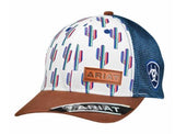 Ariat Cactus Print Navy-Tan Cap