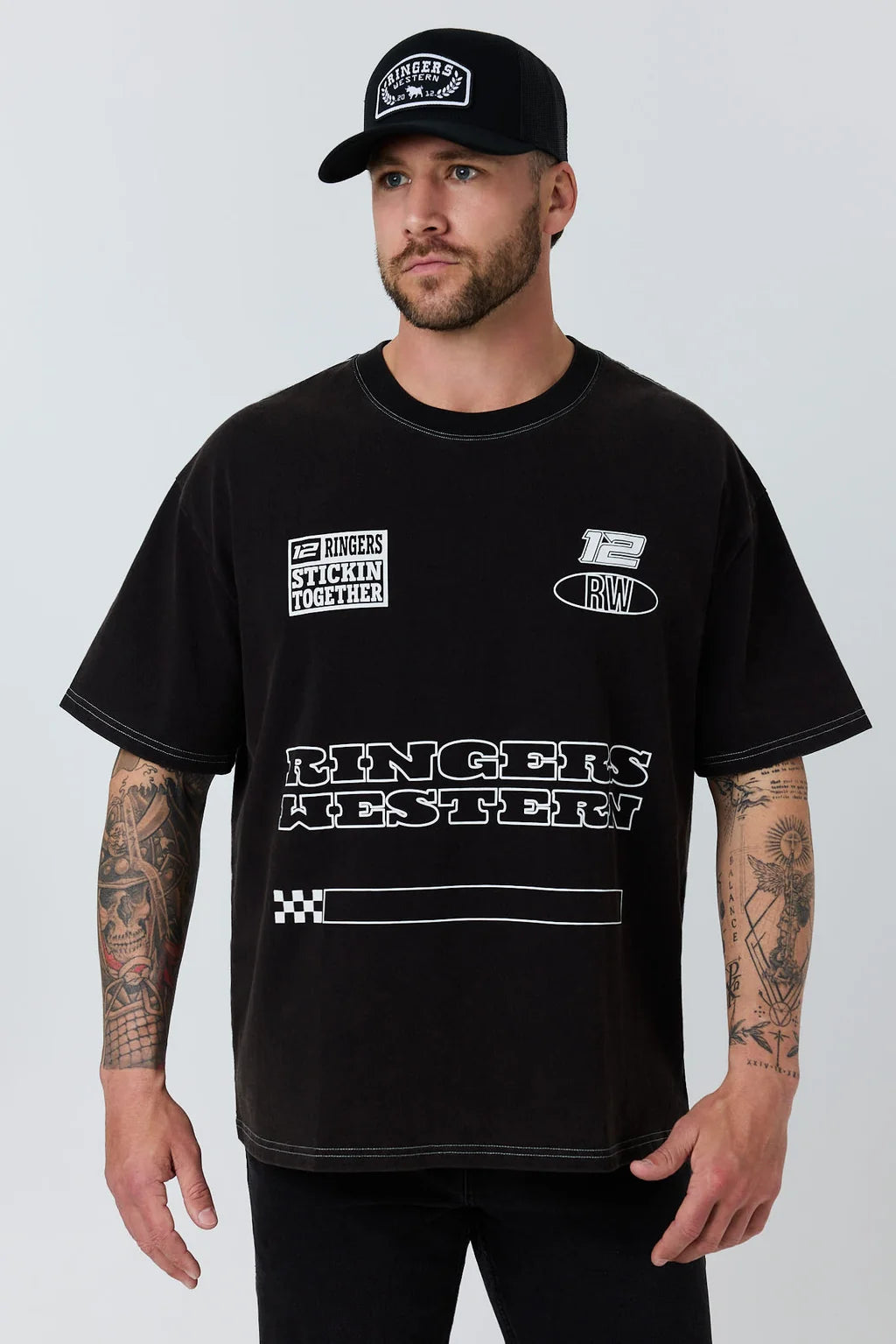 Ringers Western Chad Mens Box Fit Tee