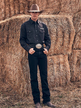 Wrangler Mens Cowboy Cut Original Jean Black