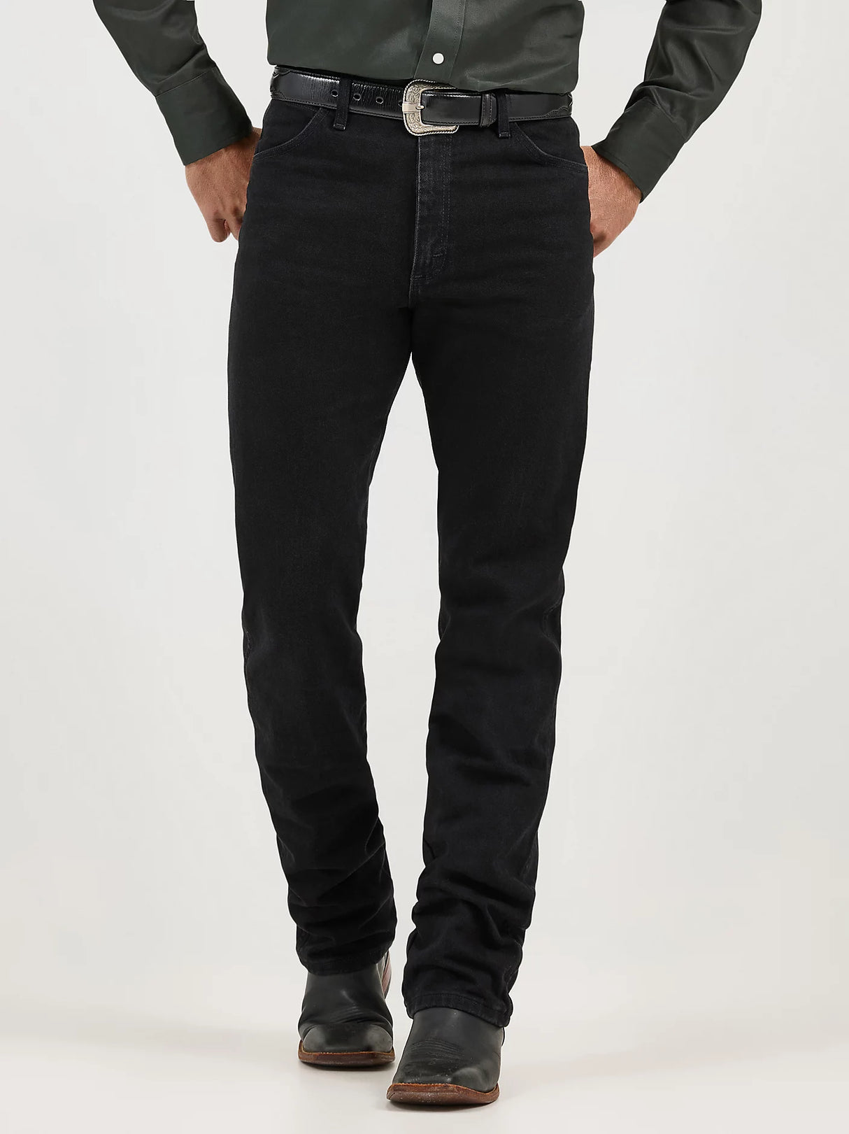 Wrangler Mens Cowboy Cut Original Jean Black