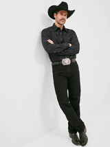 Wrangler Mens Cowboy Cut Original Jean Black