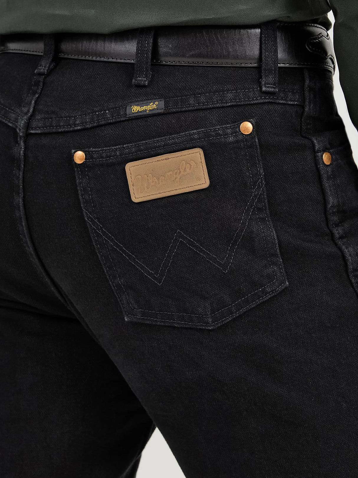 Wrangler Mens Cowboy Cut Original Jean Black