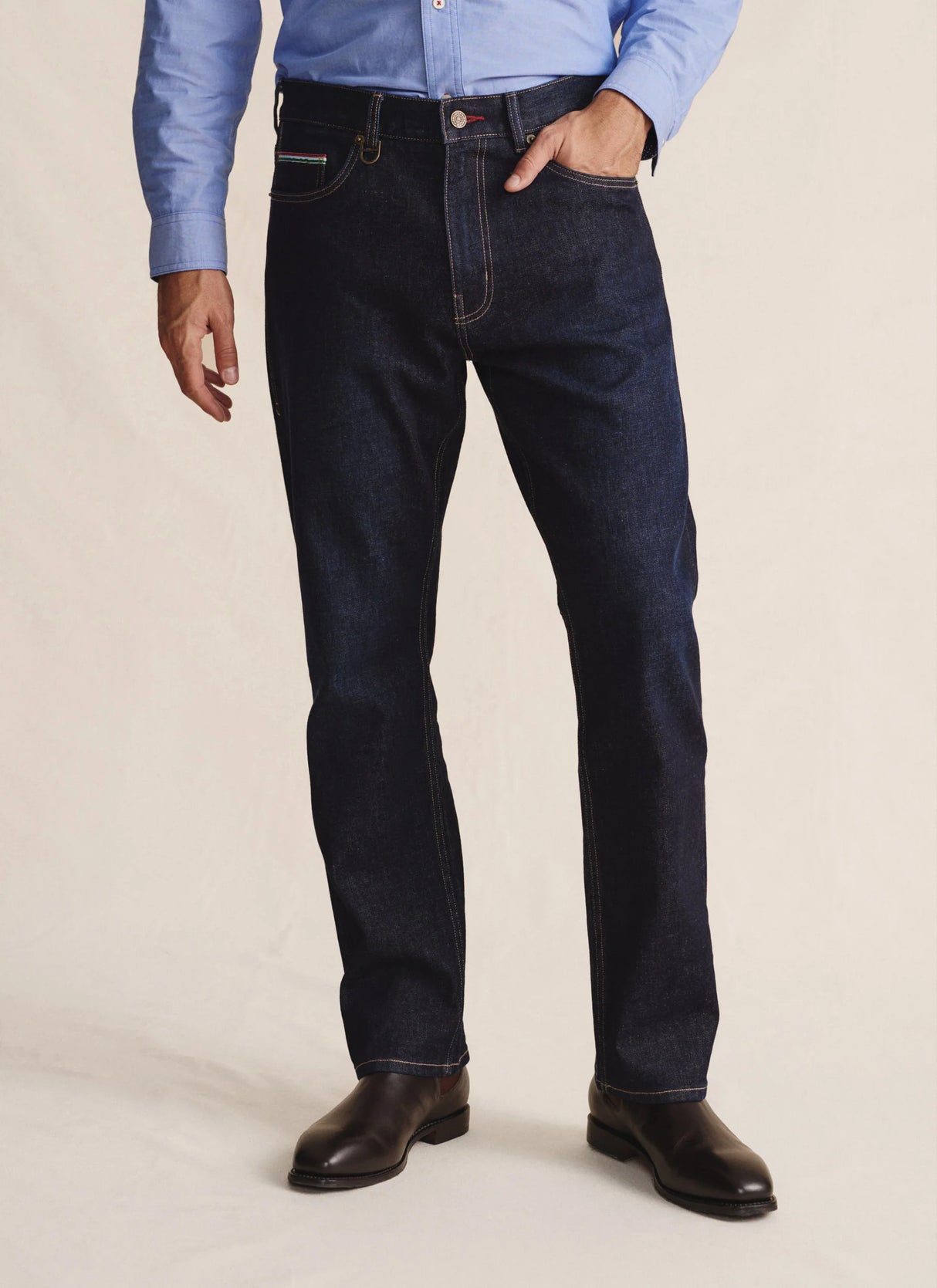 S.Kidman Mens Camden 5 Pocket Jean - Dark Wash