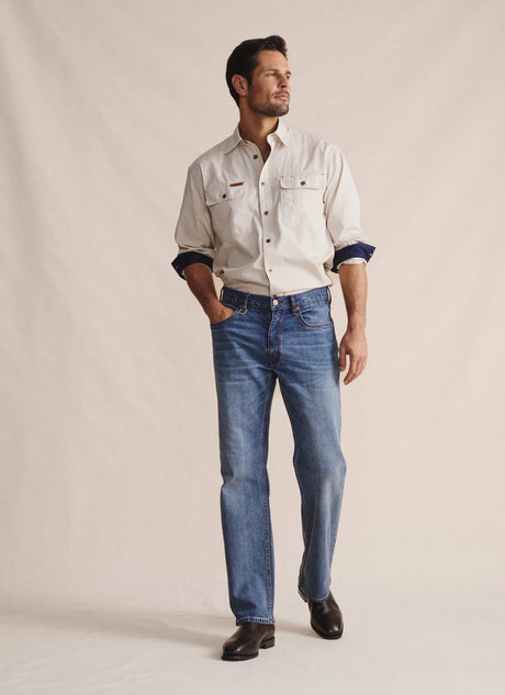 S.Kidman Geurie 5 Pocket Jean - Mid Wash