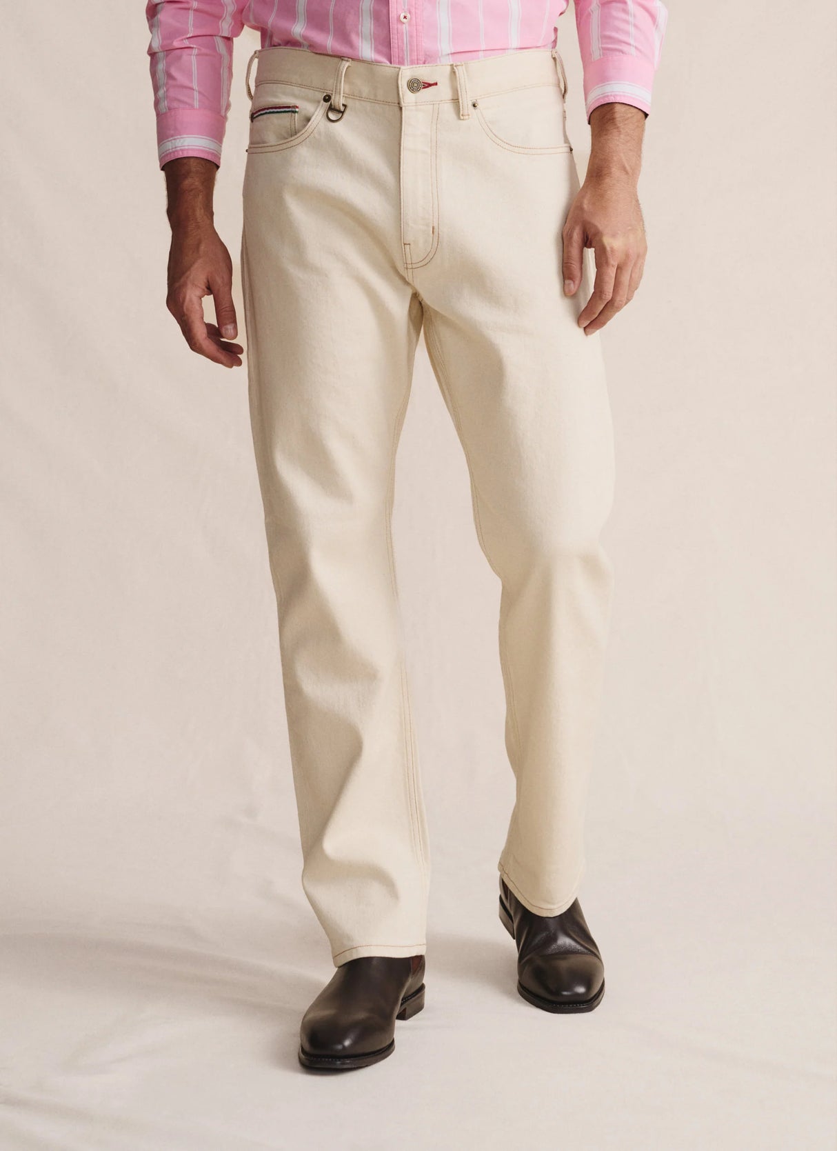 S.Kidman Camden 5 Pocket Jean - ECRU