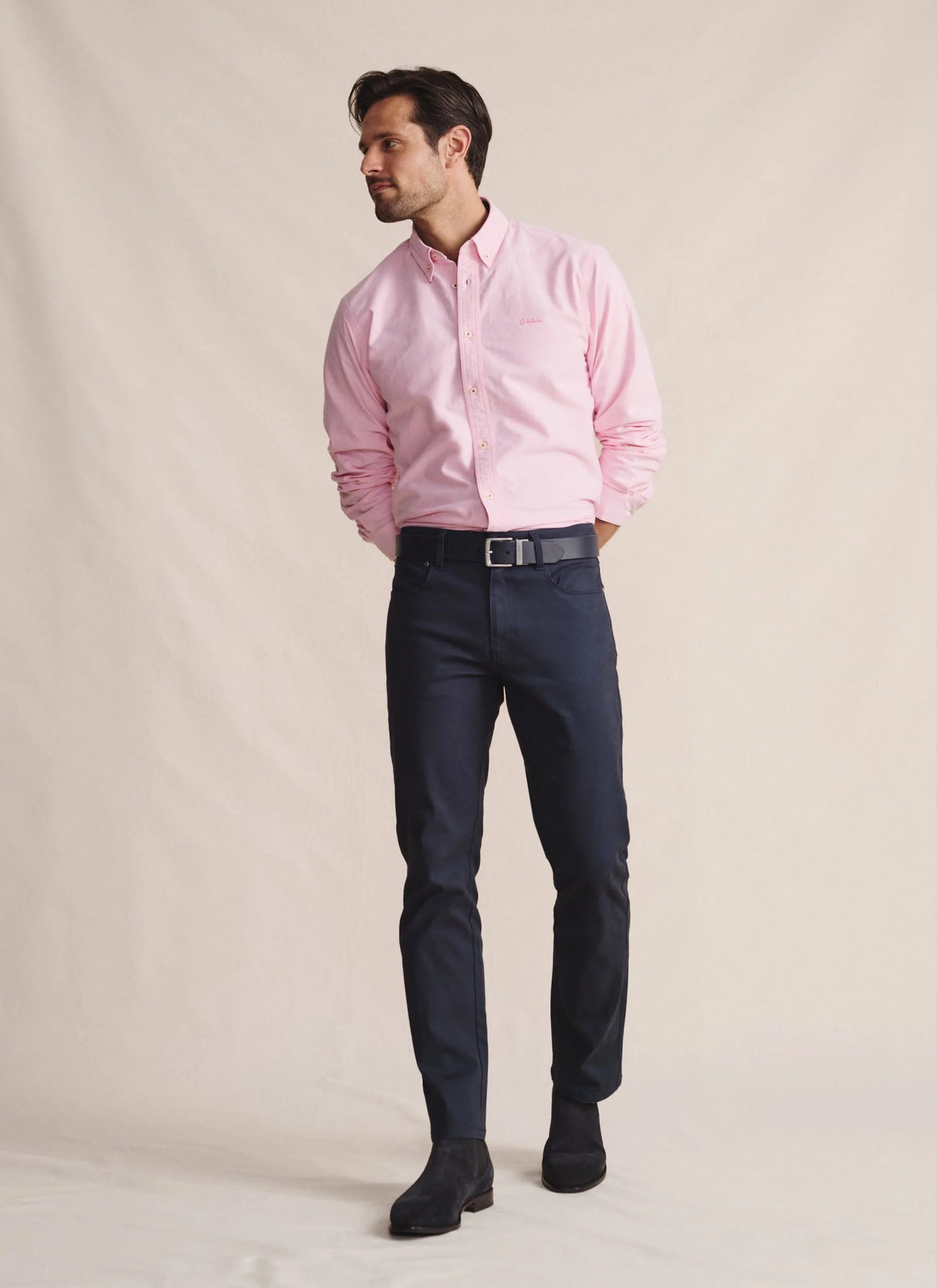 S.Kidman Aberdeen Long Sleeve Shirt Pale Pink