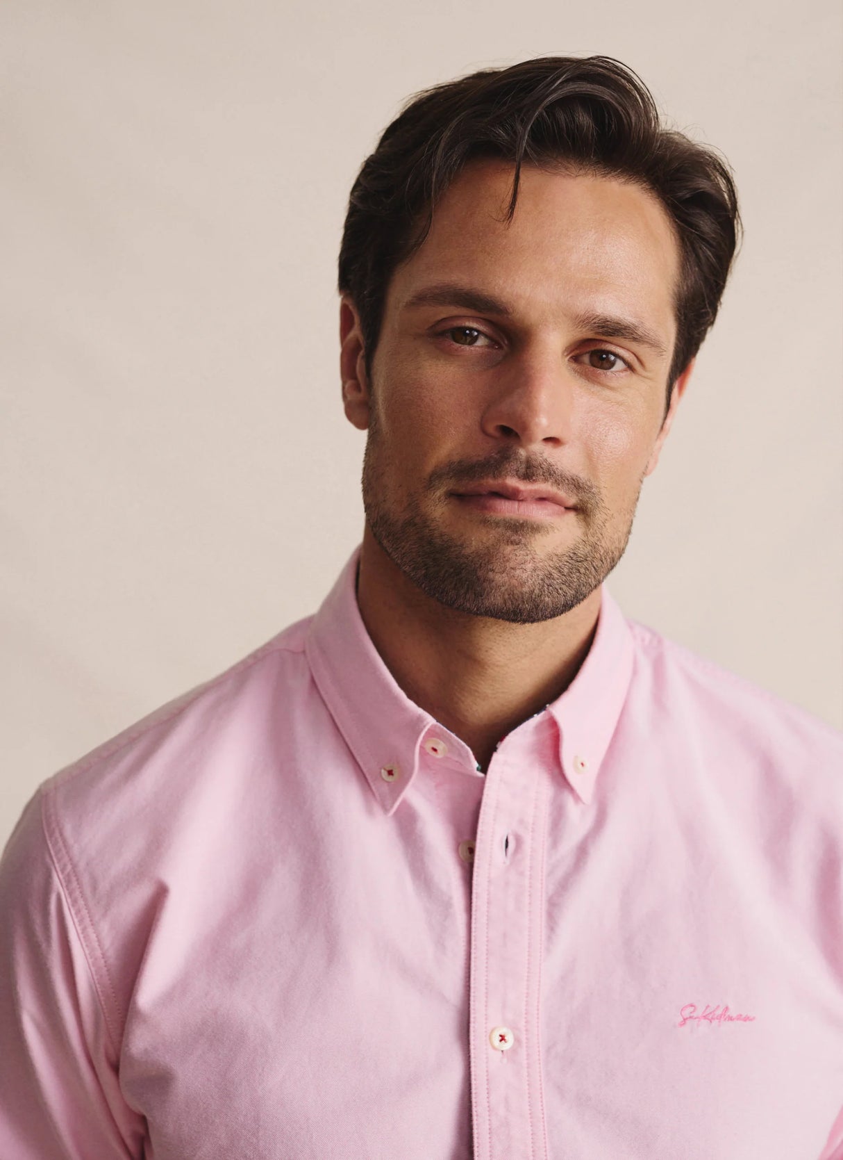 S.Kidman Aberdeen Long Sleeve Shirt Pale Pink