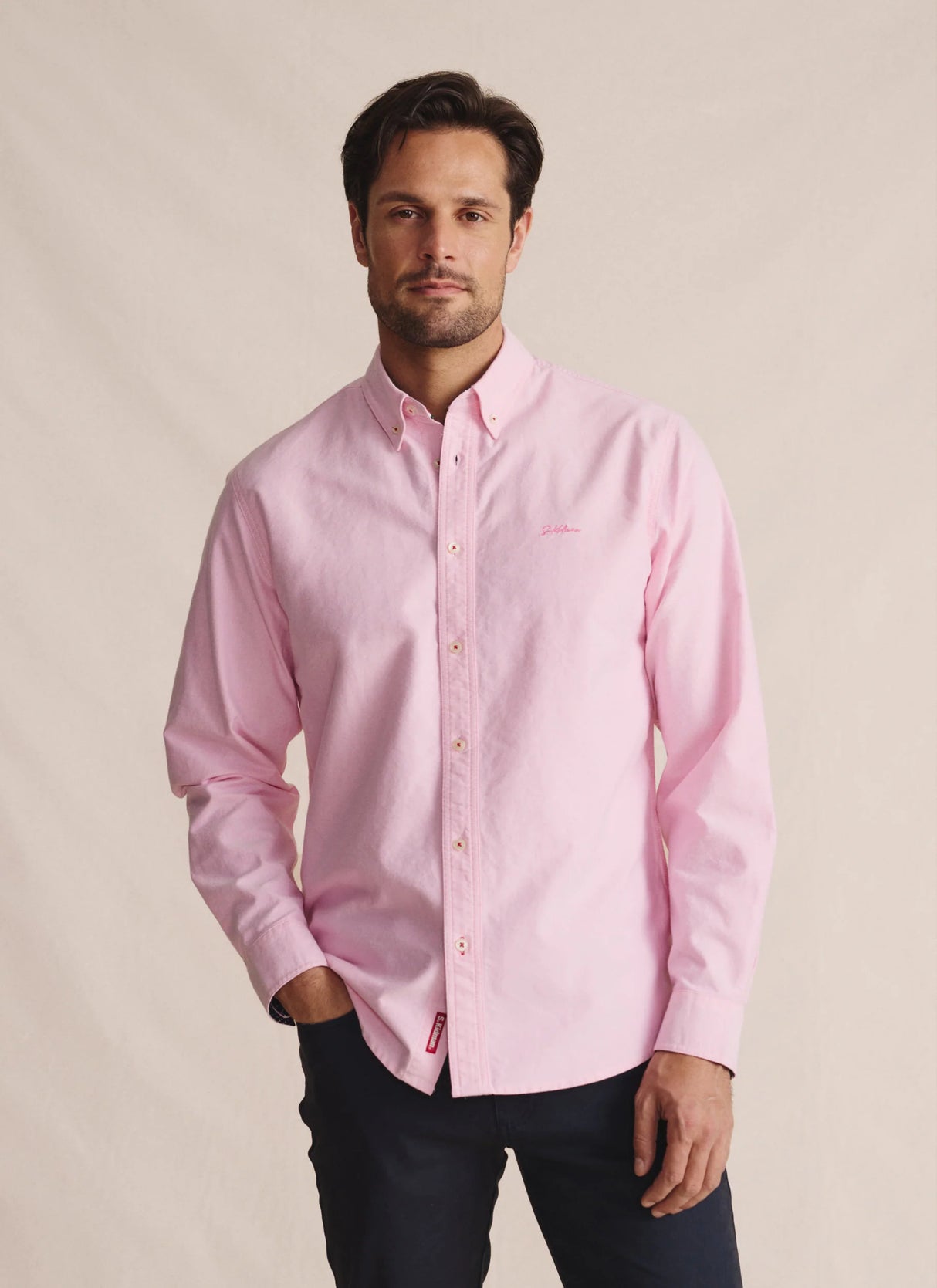 S.Kidman Aberdeen Long Sleeve Shirt Pale Pink