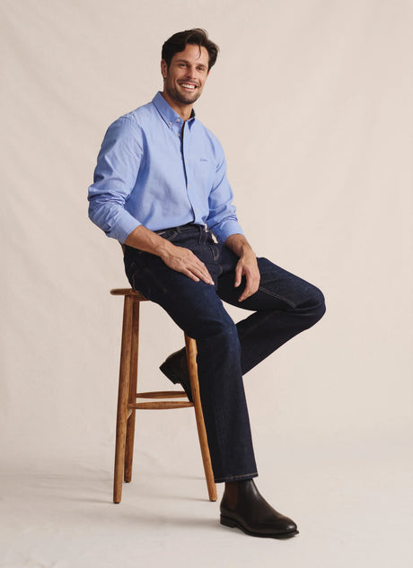 S.Kidman Galston Long Sleeve Shirt - Blue