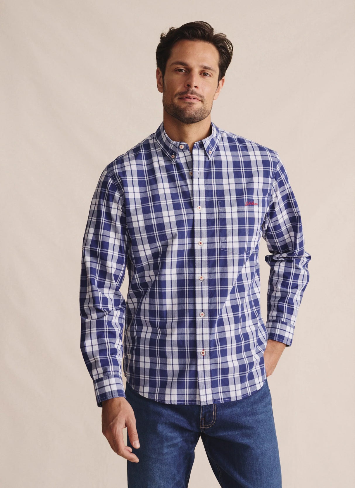 S.Kidman Aberdeen Long Sleeve Shirt - Indigo