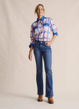 S.Kidman Spencer Full Placket Work Shirt - Mid Blue