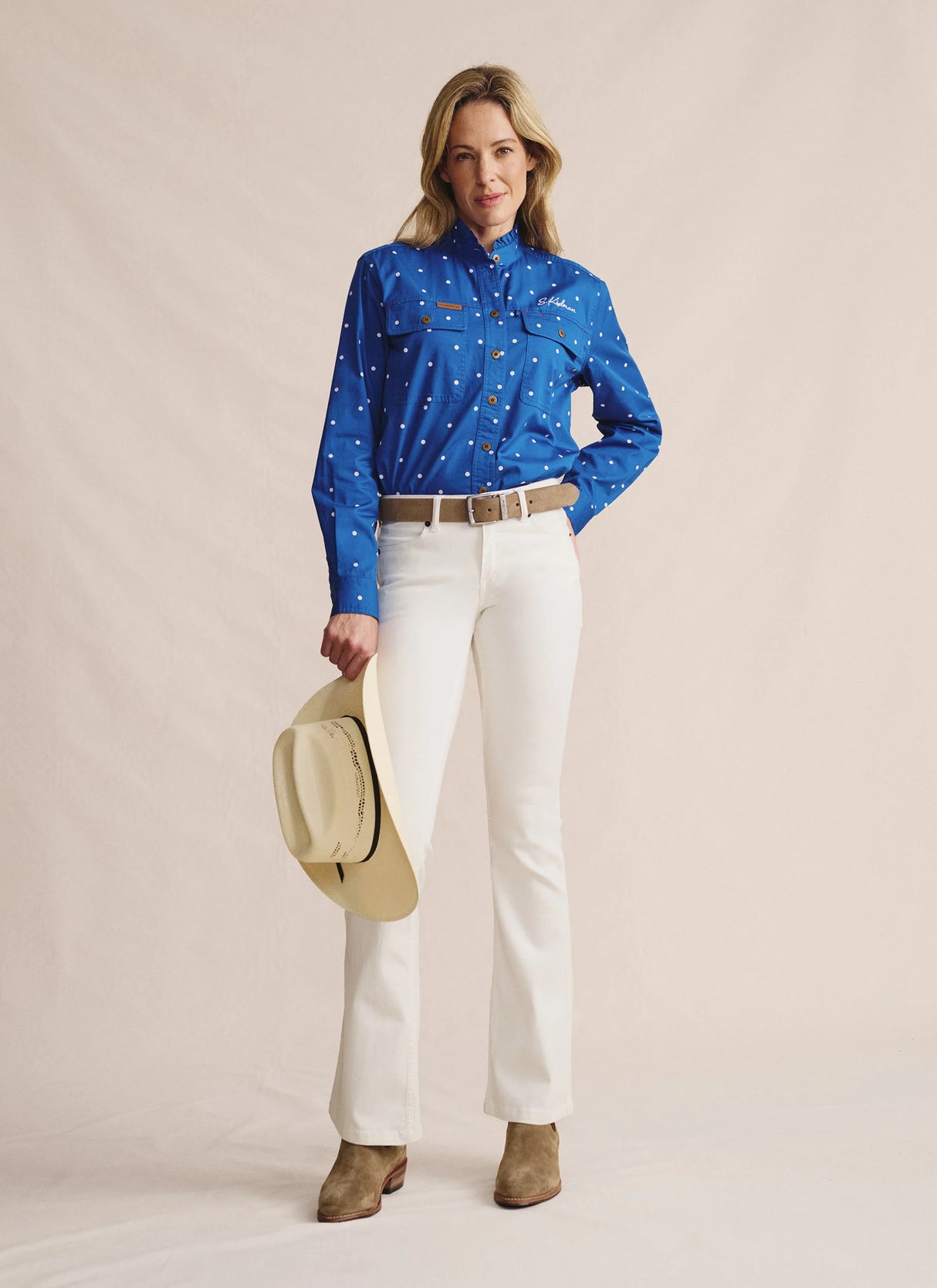 S.Kidman Lilly Pilly Workshirt - Mid Blue