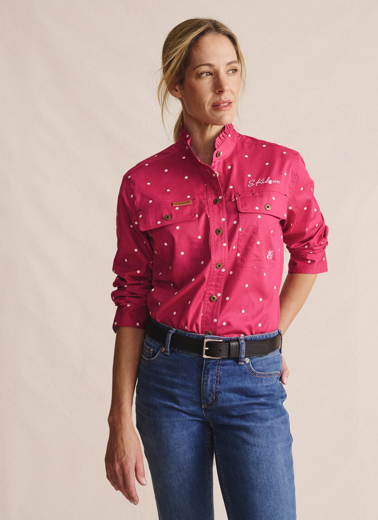 S.Kidman Lilly Pilly Workshirt - Pink