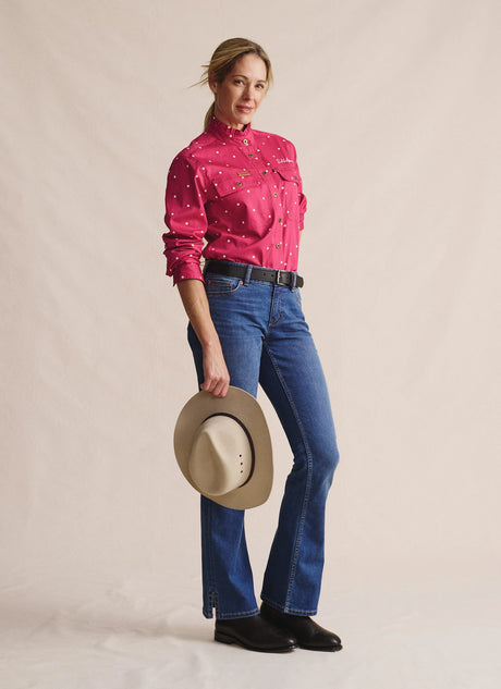 S.Kidman Lilly Pilly Workshirt - Pink