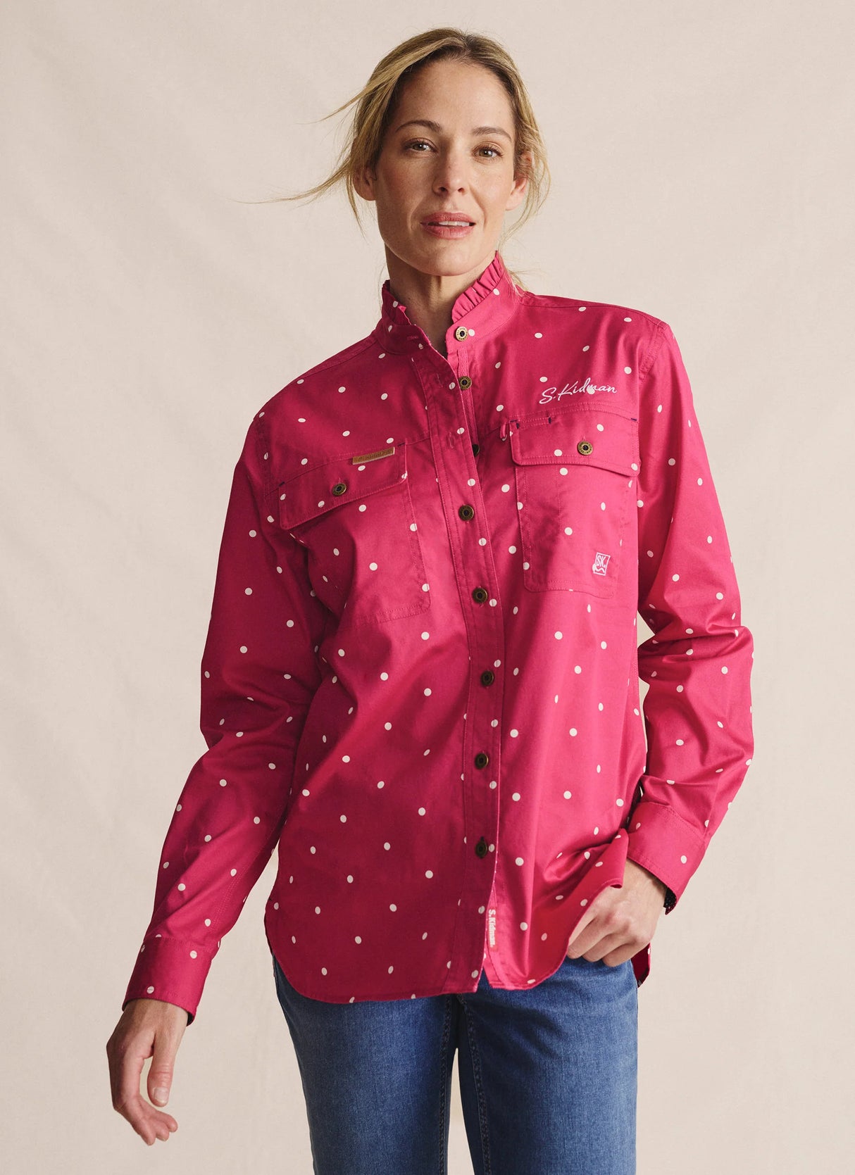 S.Kidman Lilly Pilly Workshirt - Pink