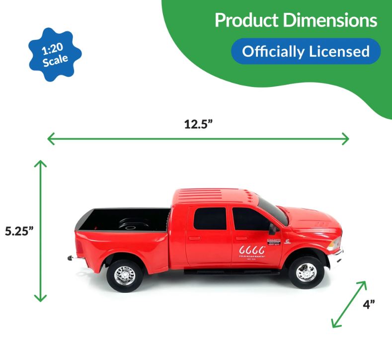 Big Country Toys 6666 Ranch Ram 3500 Mega Cab Dually