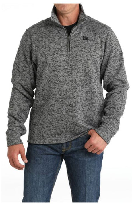 Cinch Mens 1/4 Zip Sweater