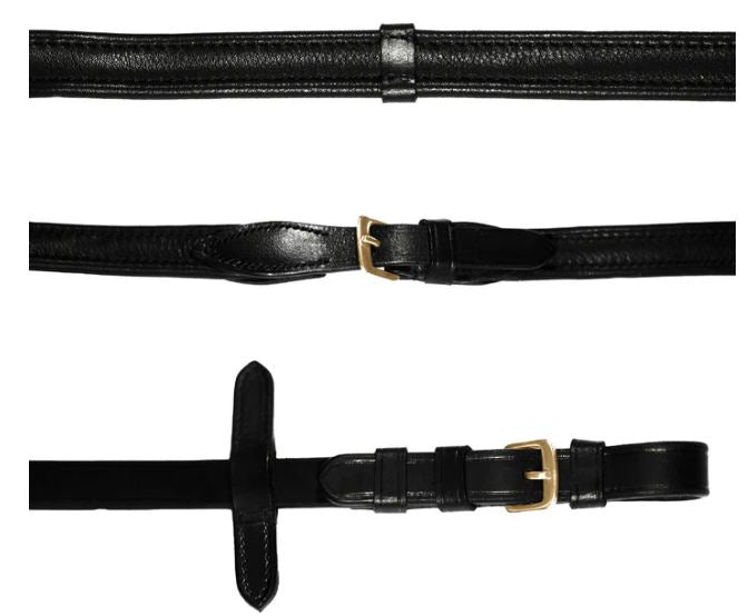 Lumiere Padded Nappa Reins Gold Fittings