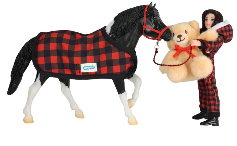 Breyer 2024 Traditional Holiday Pajama Party Horse & Rider Ser