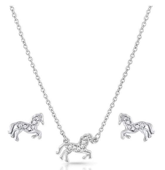 Montana Silversmith All The Pretty Horses Jewelry Set