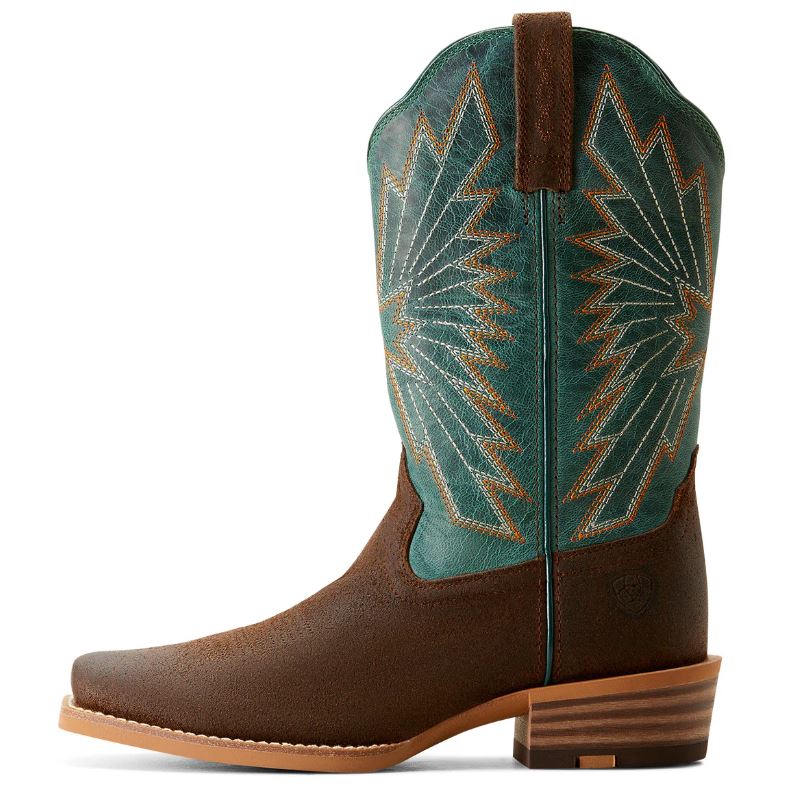 Ariat SS24 Womens Decatur Aged Smokehouse/Racing Green