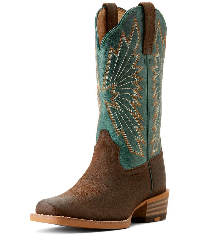 Ariat SS24 Womens Decatur Aged Smokehouse/Racing Green