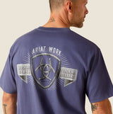 Ariat SS24 Mens Rebar Cotton Strong Stacking Dimes TShirt