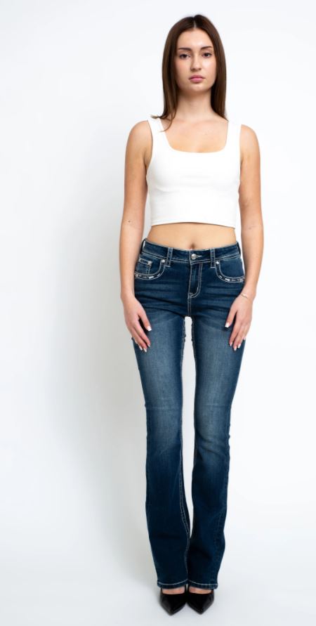 Grace in LA Embellished Steerhead Jean