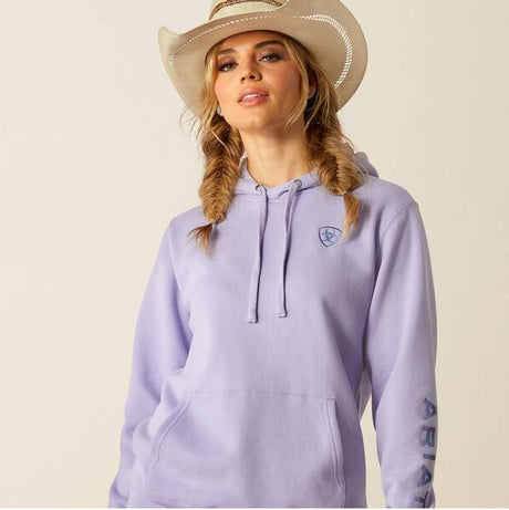 Ariat S25 Womens 2.0 Logo Hoodie Sweet Lavender