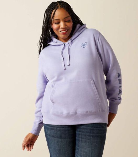 Ariat S25 Womens 2.0 Logo Hoodie Sweet Lavender