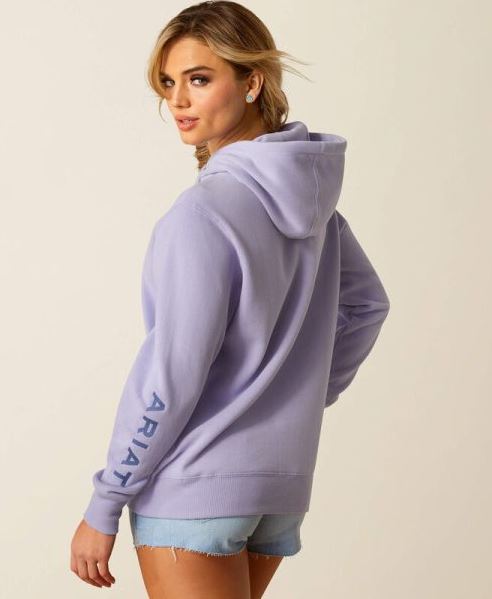 Ariat S25 Womens 2.0 Logo Hoodie Sweet Lavender