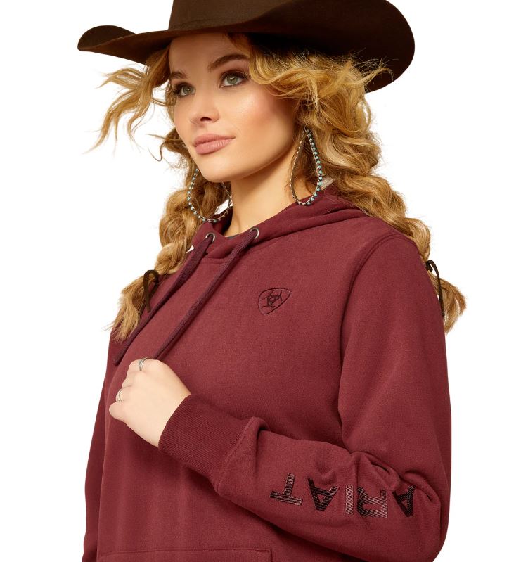 Ariat AW25 Womens Logo 2.0 Hoodie Tawny Port