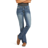 Ariat Womens R.E.A.L Straight Icon Jeans Rainstorm