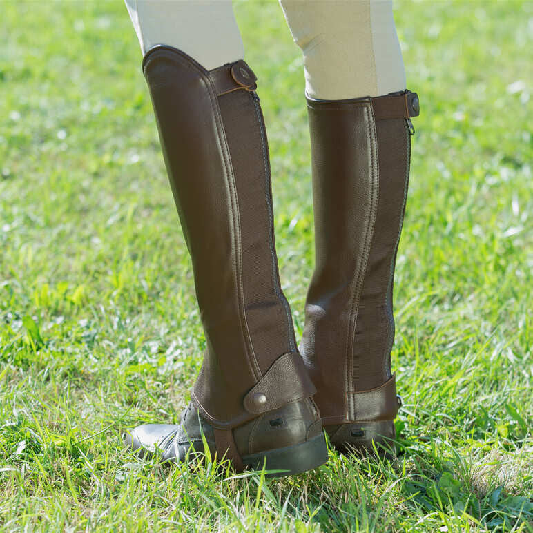 Horze Leather Half Chaps