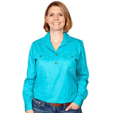 Just Country Ladies Jahna ½ Button Workshirt